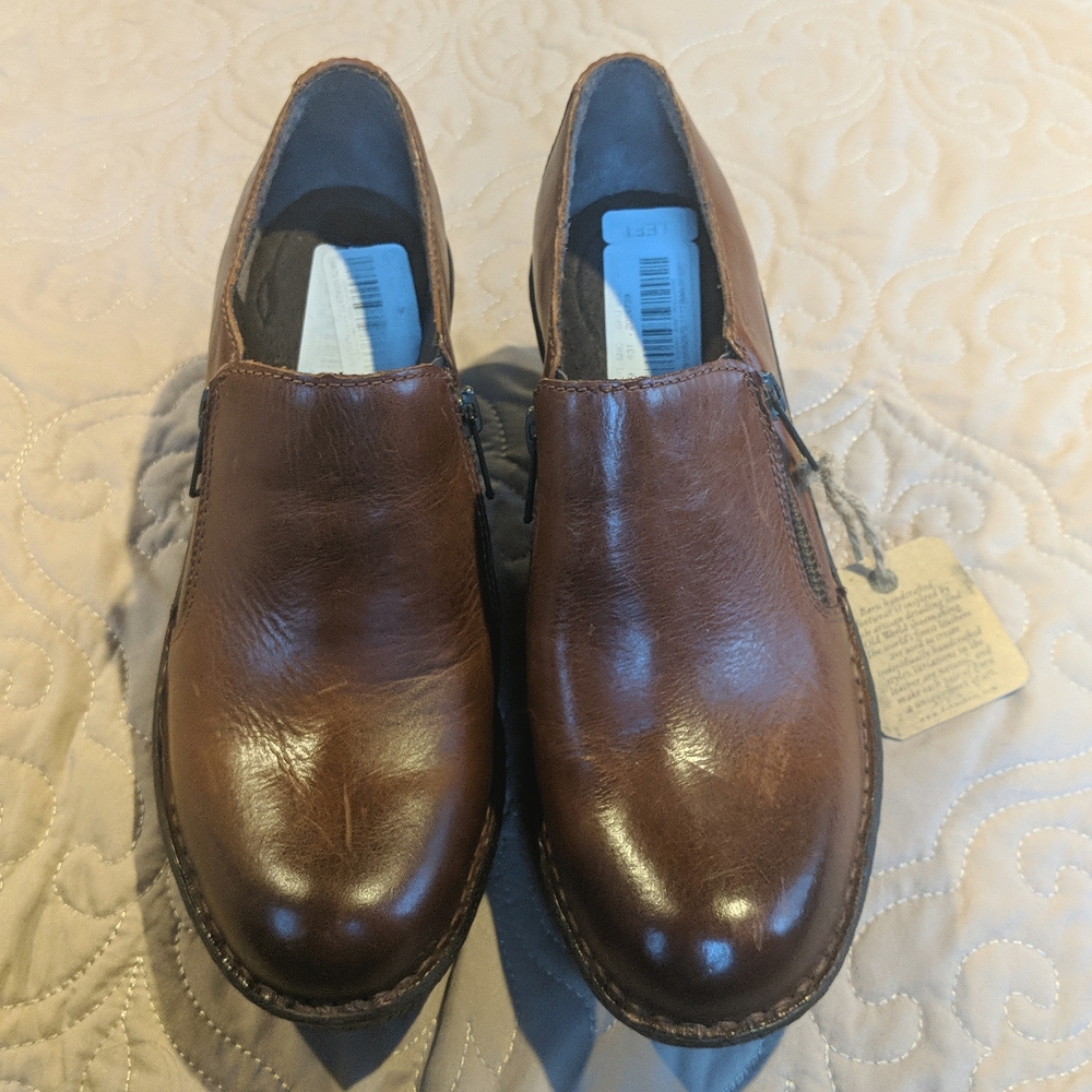 Born brown bootie shoes